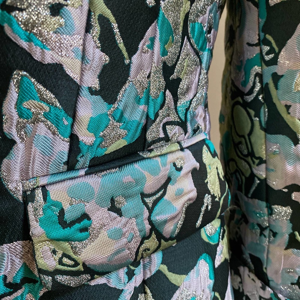 NWT ETCETERA Blazer In Bloom Print, size 2 - Picture 10 of 16